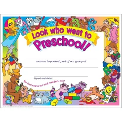 Awards & Certificates*Trend Enterprises TREND Look who went to Preschool! Certificate, 30 Per Pack, 6 Packs (T-341-6)