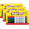 Markers|Trend Enterprises TREND Wipe-Off® Markers, Medium Point, Standard Colors, 4 Per Pack, 3 Packs (T-98003-3)