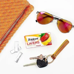 Trident Layers Sugar Free Wild Strawberry & Tangy Citrus Gum, 14 Pieces/Pack, 12/Box (AMC60001)