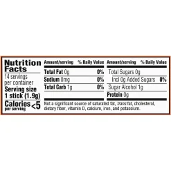 Trident Sugar Free Tropical Twist Gum, 14 Pieces/Pack, 12/Box (MOZ01110)