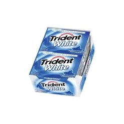 Trident White Sugar Free Peppermint Gum, 12 Pieces/Pack, 9/Box (AMC67608)