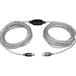 Tripp Lite 36' USB 2.0 Male to Male Repeater Cable, Silver