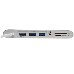 Tripp Lite 3-Port USB 3.0 Hub, White (U442-DOCK1)