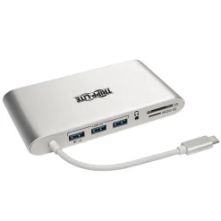 Tripp Lite 3-Port USB 3.0 Hub, White (U442-DOCK1)
