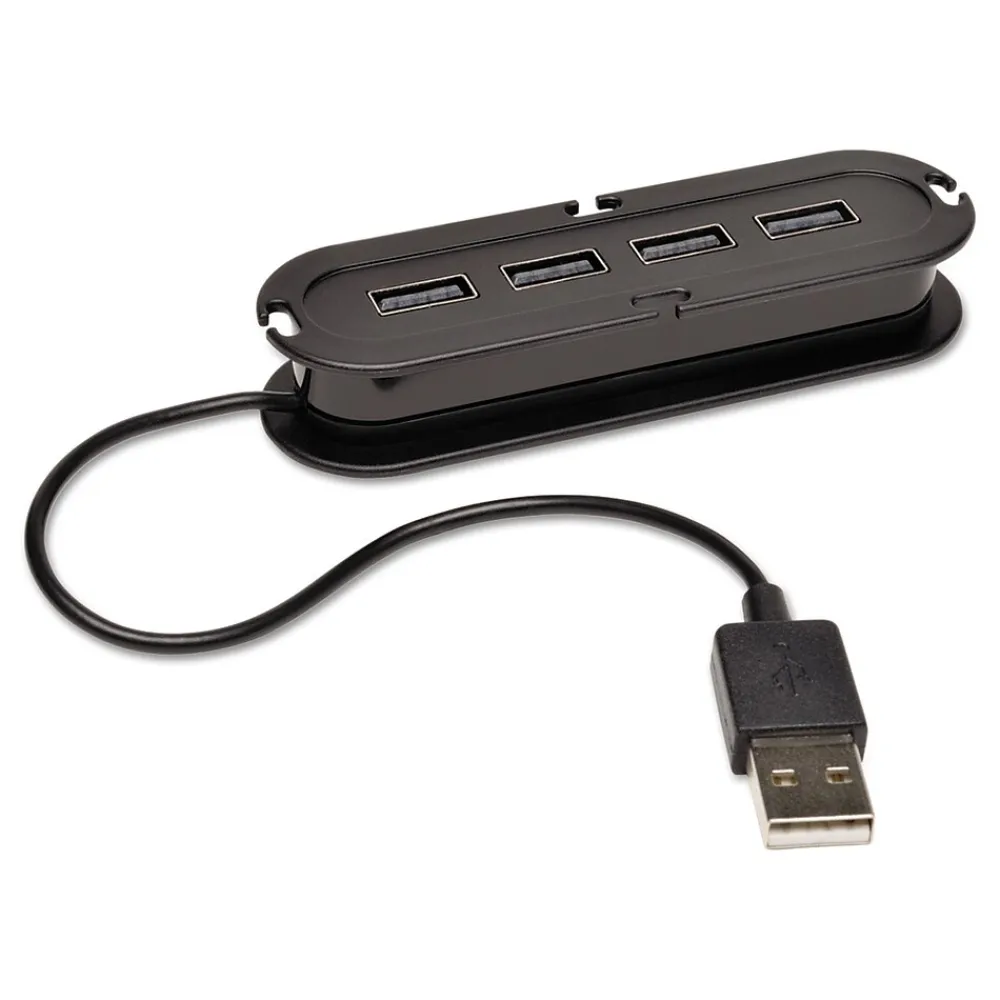 Tripp Lite 4-Port USB 2.0 Hub, Black (TRPU222004R)