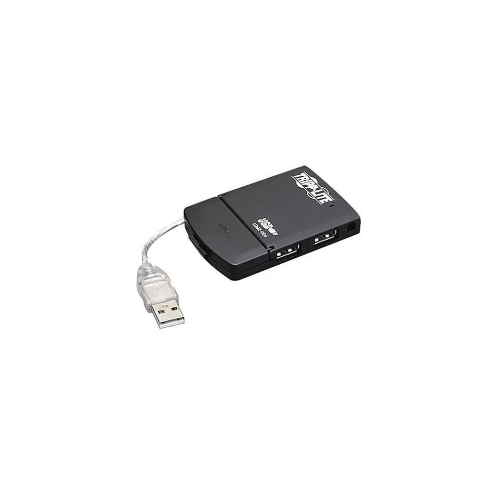 Tripp Lite 4-Port USB 2.0 Hub, Black (TRPU222004R)