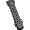 Tripp Lite Protect It! 7-Outlet Surge Protector Power Strip, 25 ft., Black (SUPER725B)