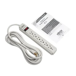 Tripp Lite Protect It! 6-Outlet Surge Protector, 15' Cord (TLP615)