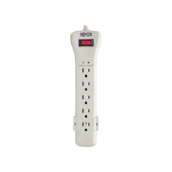 Tripp Lite Protect It! 7-Outlet Surge Protector, 7' Cord, Light Gray (TRPSUPER7)