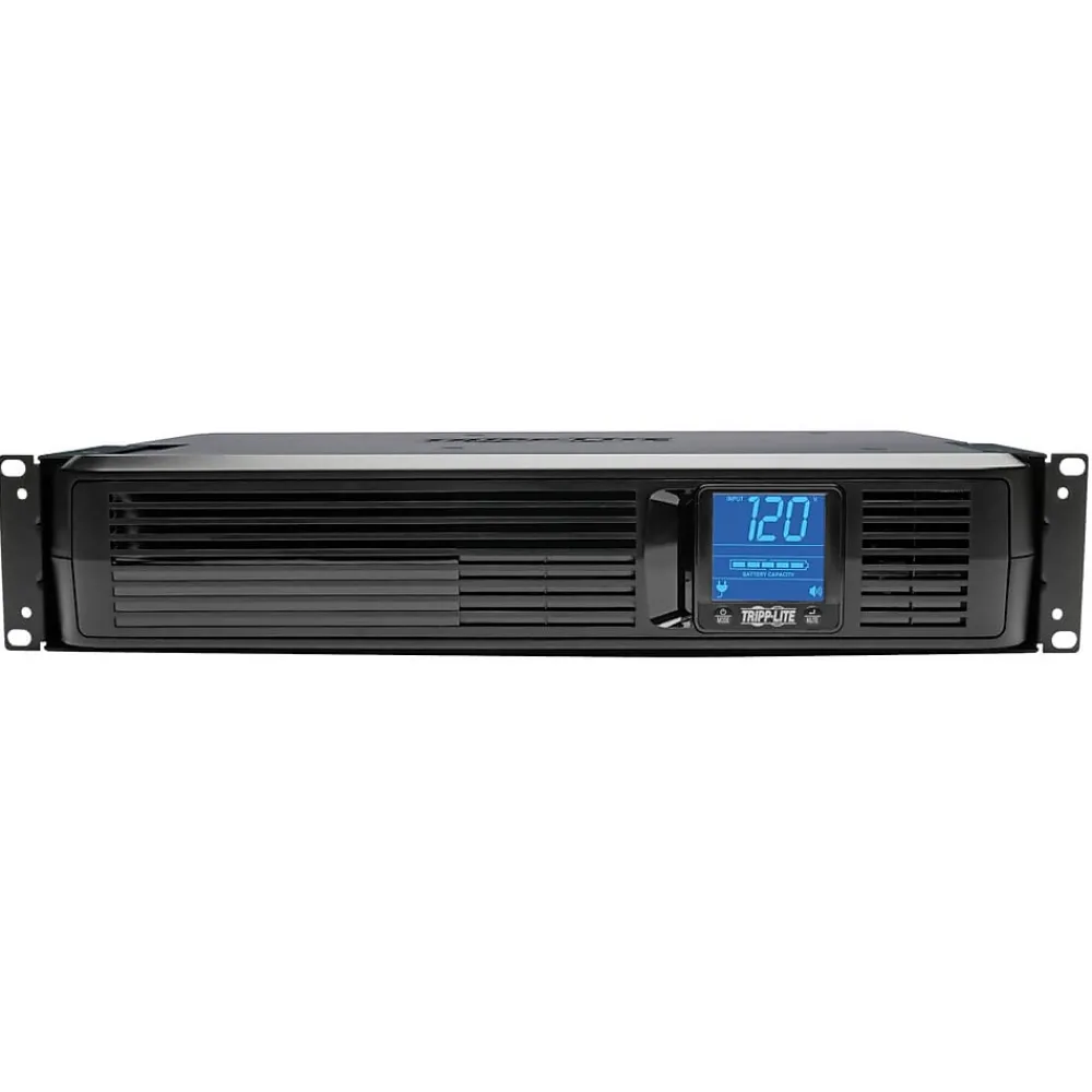Tripp Lite SmartPro 1500VA UPS, 8-Outlets, Black (SMART1500LCD)