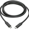 Tripp Lite U420-006-5A 5.9ft Thunderbolt 3 Data Transfer Cable, Black (U420-006-5A)