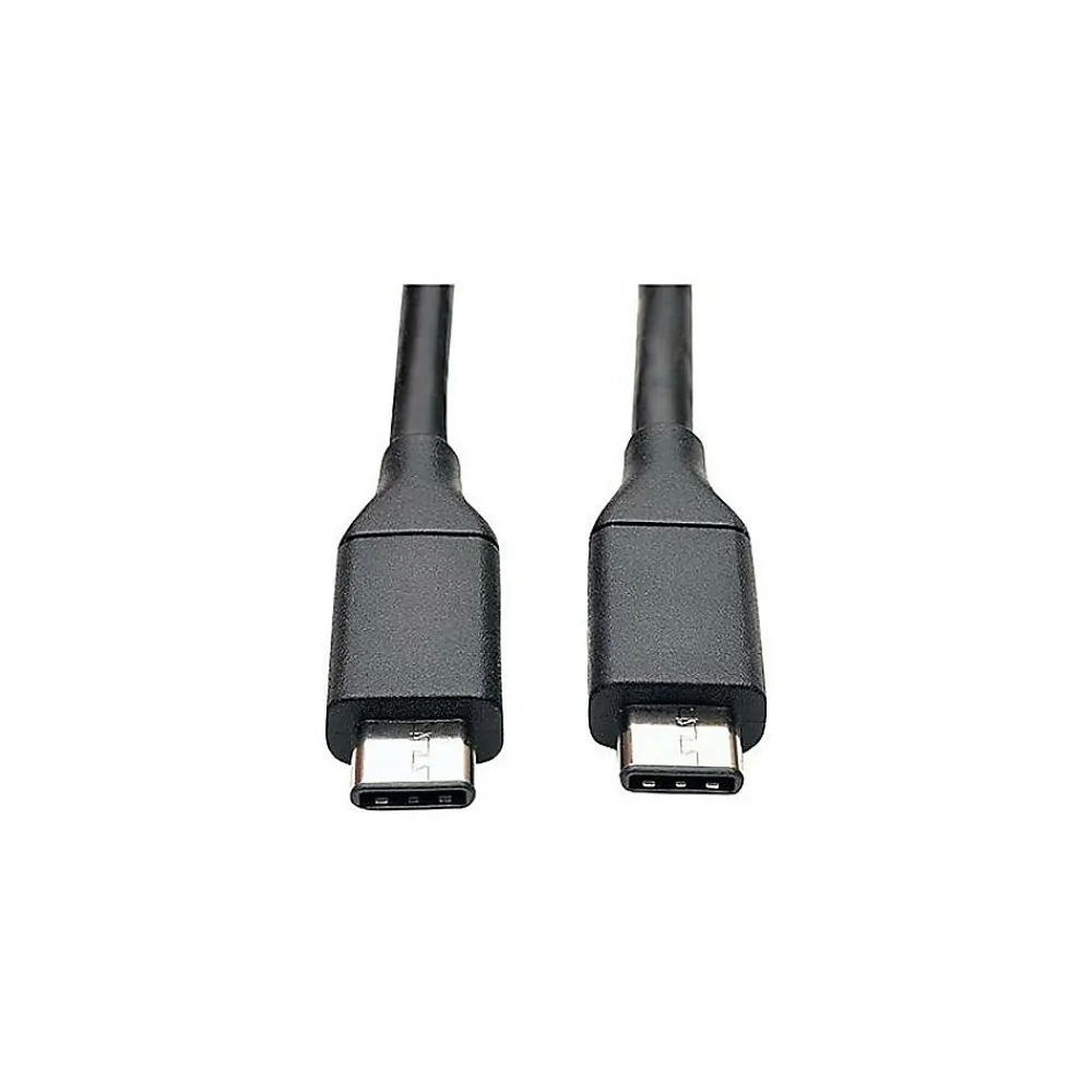 Tripp Lite U420-003-G2 3' USB 3.1 Type C Male/Male Data Transfer Cable, Black