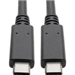 Tripp Lite USB C Cable USB 3.1 Gen 2 w/ 5A Rating 20V M/M USB Type C USB Type-C USB-C 3ft 3' (U420-003-G2-5A)