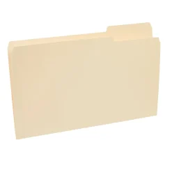 File Folders|TRU RED ™ 30% Recycled Top-Tab File Folders, 3-Tab, Manila, Legal-Size, 24/Pack (235408/TR58116)