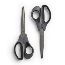 Scissors|TRU RED ™ 8" Stainless Steel Scissors, Straight Handle, 2/Pack (TR55022)