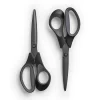 Scissors|TRU RED ™ 8" Stainless Steel Scissors, Straight Handle, 2/Pack (TR55013)