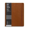 Journals|TRU RED ™ 8” x 10” Large Flexible Cover Narrow Ruled Journal, Cognac (TR61953)