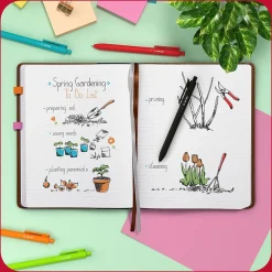 Journals|TRU RED ™ 8” x 10” Large Flexible Cover Narrow Ruled Journal, Cognac (TR61953)