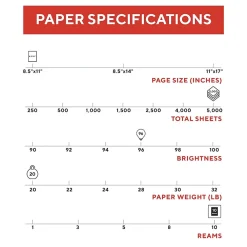 Multipurpose Paper*TRU RED ™ 8.5