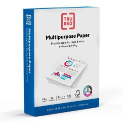 Multipurpose Paper*TRU RED ™ 8.5" x 11" Multipurpose Paper, 20 lbs., 96 Brightness, 500 Sheets/Ream (TR56961)