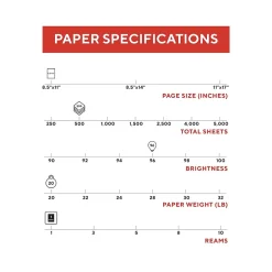 Multipurpose Paper*TRU RED ™ 8.5
