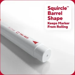 Markers|TRU RED ™ Dry Erase Marker, Fine Tip, Assorted, 12/Pack (TR61434-CC)