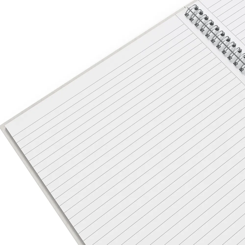 Notebooks|TRU RED ™ Large Hard Cover Ruled Notebook, Gray/ (TR55737) Blue