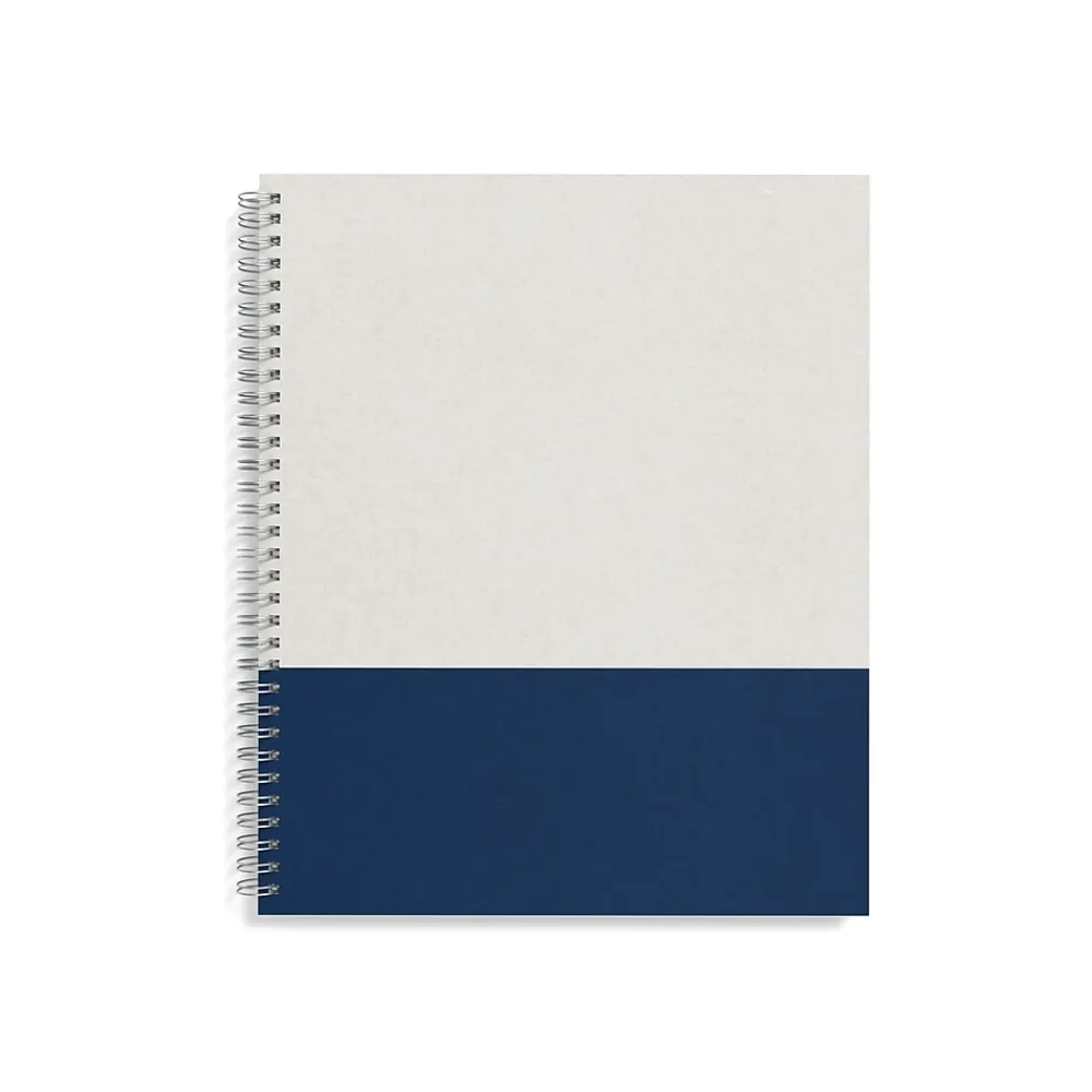 Notebooks|TRU RED ™ Large Hard Cover Ruled Notebook, Gray/ (TR55737) Blue
