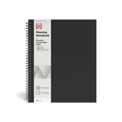 Subject Notebooks|TRU RED ™ Large Soft Cover Meeting Notebook, Black (TR54985)