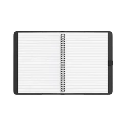 Subject Notebooks|TRU RED ™ Medium Folio Soft Cover Ruled Notebook, Black (TR54993)