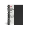 Subject Notebooks|TRU RED ™ Medium Soft Cover Meeting Notebook, Black (TR54988)