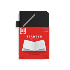 Journals|TRU RED ™ Medium Starter Journal, (TR58409) Black