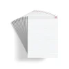 Notepads|TRU RED ™ Notepad, 8.5" x 11.75", Wide Ruled, White, 50 Sheets/Pad, Dozen Pads/Pack (TR58188)