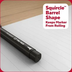 Markers|TRU RED ™ Pen Permanent Markers, Ultra Fine Tip, Black, 5/Pack (TR54525)