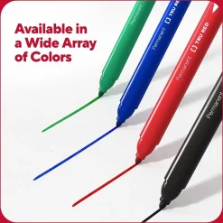 Markers|TRU RED ™ Permanent Marker, Fine Tip, Assorted, 12/Pack (TR54530)