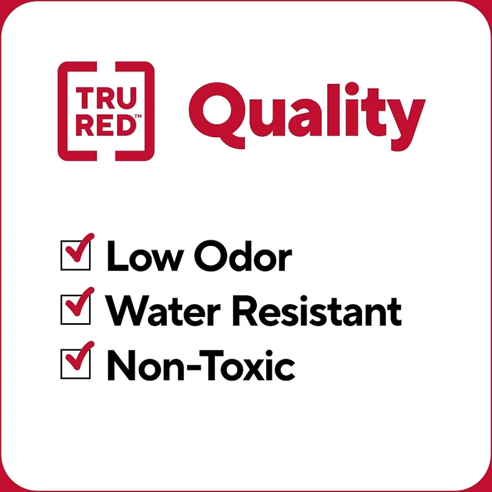 Markers|TRU RED ™ Permanent Marker, Fine Tip, Assorted, 12/Pack (TR54530)