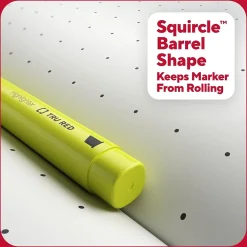 Highlighters|TRU RED ™ Pocket Stick Highlighter with Grip, Chisel Tip, Yellow, 5/Pack (TR54578)