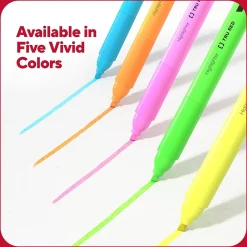 Highlighters|TRU RED ™ Pocket Stick Highlighter with Grip, Chisel Tip, Yellow, 36/Pack (TR54582)