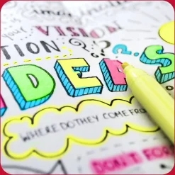 Highlighters|TRU RED ™ Pocket Stick Highlighter with Grip, Chisel Tip, Assorted, 12/Pack (TR54586)