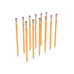 Pencils|TRU RED ™ Pre-Sharpened Wooden Pencil, 2.2mm, #2 Medium Lead, Dozen (TR58558)