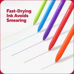 Pens|TRU RED ™ Quick Dry Gel Pens, Fine Point, 0.5mm, , Dozen (TR54472) Blue