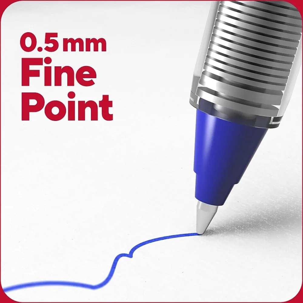 Pens|TRU RED ™ Rollerball Pens, Fine Point, Assorted Colors, 3/Pack (TR58251)