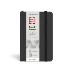 Journals|TRU RED ™ Small Hard Cover Ruled Journal, (TR54770) Black