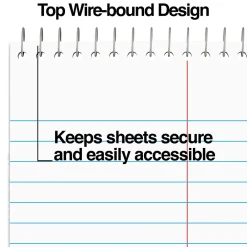 Notepads|TRU RED ™ Steno Pad, 6
