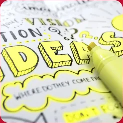 Highlighters|TRU RED ™ Tank Highlighter with Grip, Chisel Tip, Yellow, Dozen (TR54579)