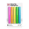 Highlighters|TRU RED ™ Tank Highlighter with Grip, Chisel Tip, Assorted, 5/Pack (TR54583)
