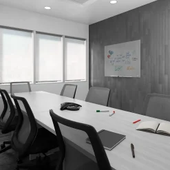 Dry Erase*TRU RED ™ Tempered Glass Dry Erase Board, Frosted, 4' x 3' (TR61199)