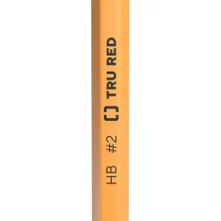 Pencils|TRU RED ™ Wooden Pencil, 2.2mm, #2 Medium Lead, 72/Pack (TR58565)