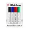 Markers|TRU RED ™ XL Tank Permanent Markers, Chisel Tip, Assorted, 4/Pack (TR56935)