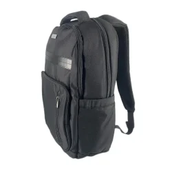 TUCCI BIKER Laptop Backpack, Medium, Black (T0573)